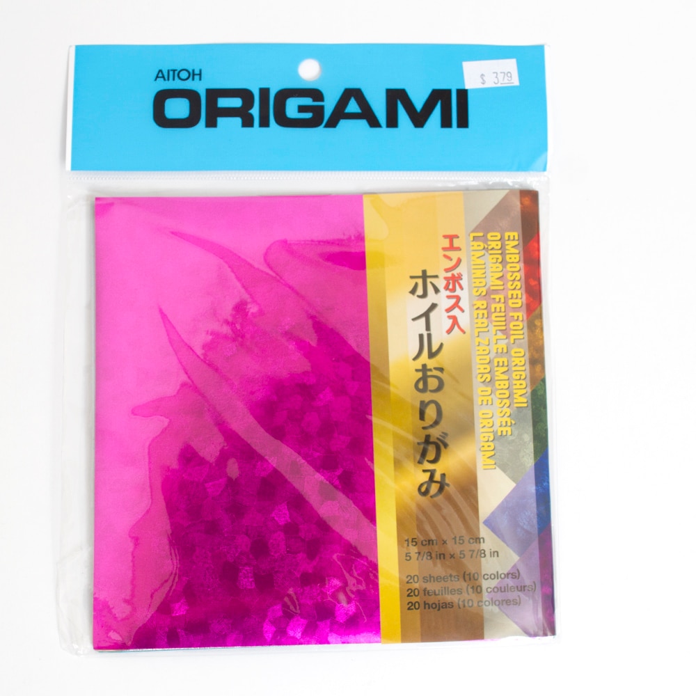 Aitoh, Origami, Papers & Kits, Art & School, 5 7/8", EMB-2, Embossed Foil, 3353